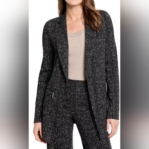 NIC+ZOE Dotty Grid Zip Jacket